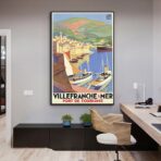 poster villefranche sur mer 1