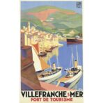 poster villefranche sur mer 1