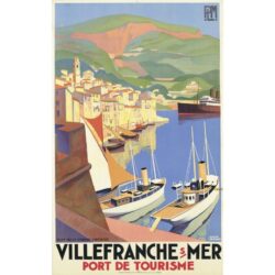 poster villefranche sur mer 1