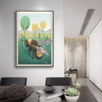 vintage bienen poster