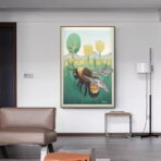 vintage bienen poster