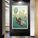 vintage bienen poster