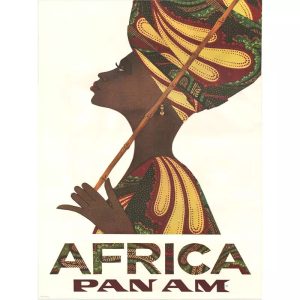 vintage afrika poster