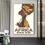 vintage afrika poster