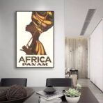 vintage afrika poster