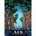vintage poster aix en provence 1