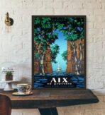 vintage poster aix en provence 1