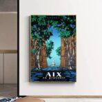 vintage poster aix en provence 1