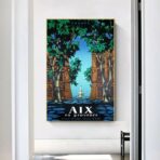 vintage poster aix en provence 1