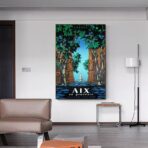 vintage poster aix en provence 1