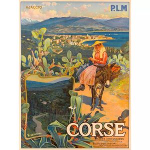 vintage poster ajaccio 1