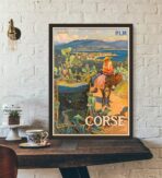 vintage poster ajaccio 1