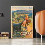 vintage poster ajaccio 1