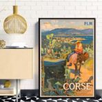 vintage poster ajaccio 1