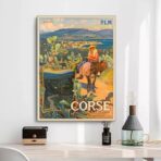 vintage poster ajaccio 1