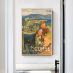 vintage poster ajaccio 1