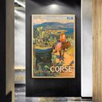 vintage poster ajaccio 1