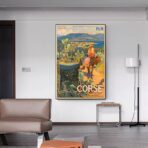 vintage poster ajaccio 1