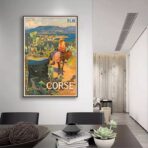vintage poster ajaccio 1