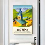 vintage poster alpen