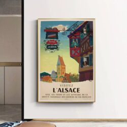 vintage elsass poster