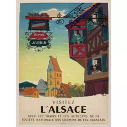 vintage elsass poster