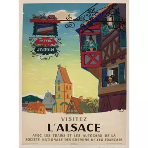 vintage elsass poster