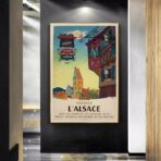vintage elsass poster