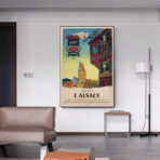 vintage elsass poster