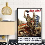 vintage amerikanisches poster