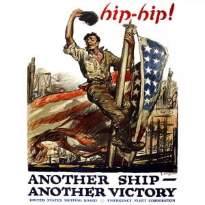 vintage amerikanisches poster
