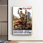 vintage amerikanisches poster