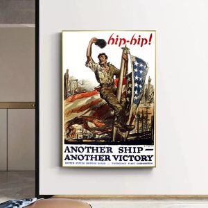 vintage amerikanisches poster