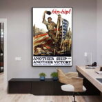 vintage amerikanisches poster