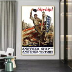 vintage amerikanisches poster