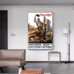 vintage amerikanisches poster