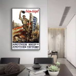 vintage amerikanisches poster