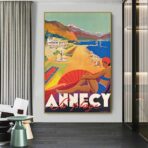 vintage poster annecy 1