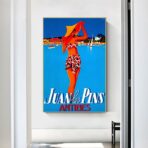 vintage poster antibes juan les pins 1