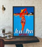 vintage poster antibes juan les pins 1