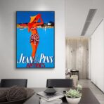 vintage poster antibes juan les pins 1