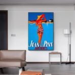vintage poster antibes juan les pins 1
