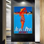 vintage poster antibes juan les pins 1