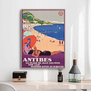 vintage poster antibes 1