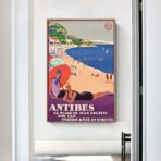 vintage poster antibes 1