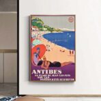 vintage poster antibes 1