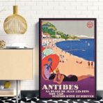 vintage poster antibes 1