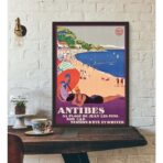 vintage poster antibes 1