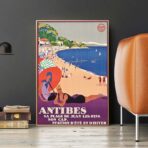 vintage poster antibes 1
