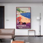 vintage poster antibes 1